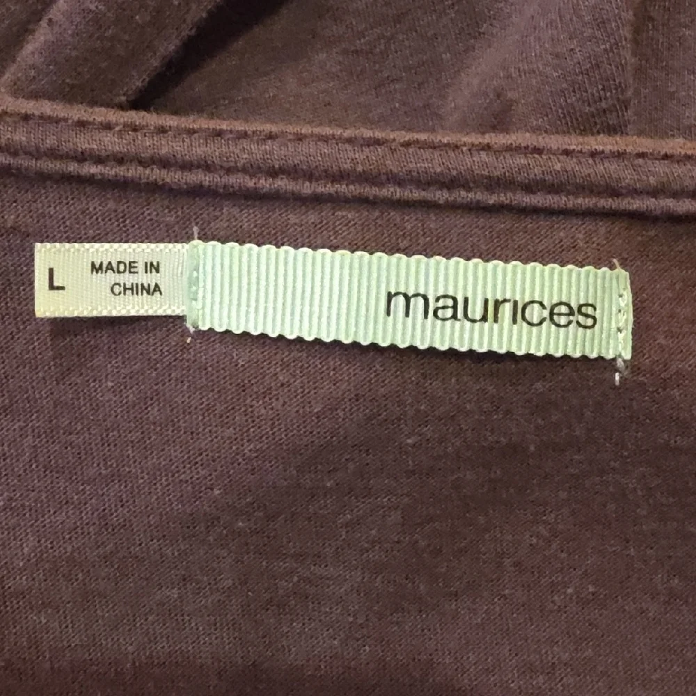Maurices Gray Women's Front Tie Sweater. Size Large